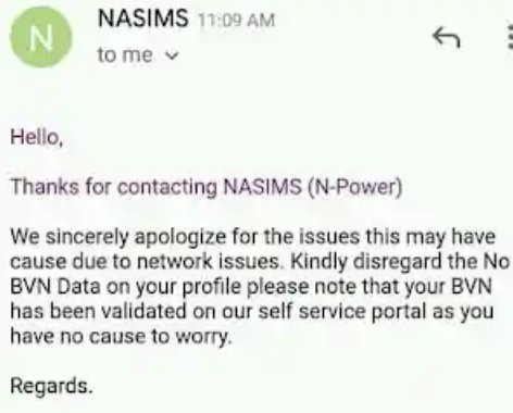 NPower Batch C Nasims Portal - Disregard any No BVN or invalid BAN issues on your Dashboard