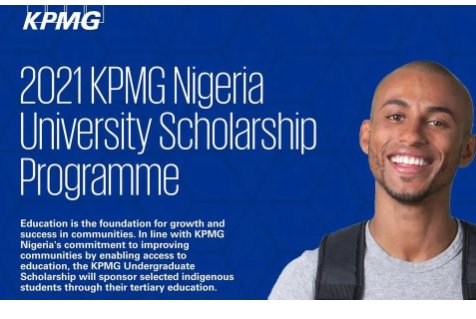 See How to Apply for KPMG Nigeria University Scholarship Program 2021 for Secondary School Leavers